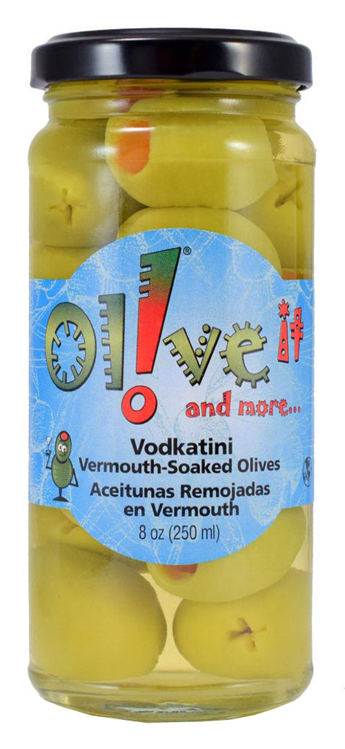 Vodkatini Vermouth-Soaked Olives