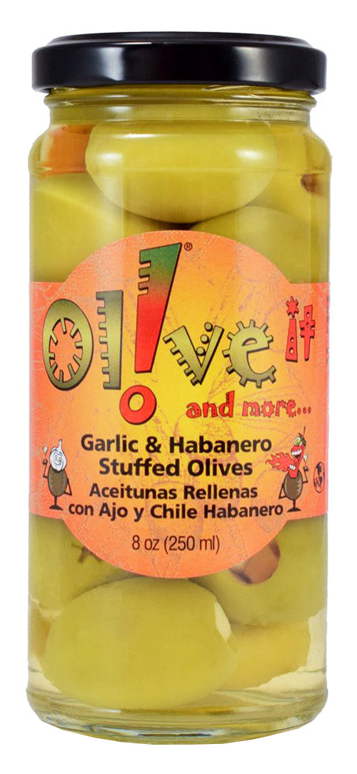 Habanero & Garlic Stuffed Olives