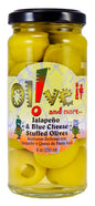Jalapeno & Blue Cheese Stuffed Olives