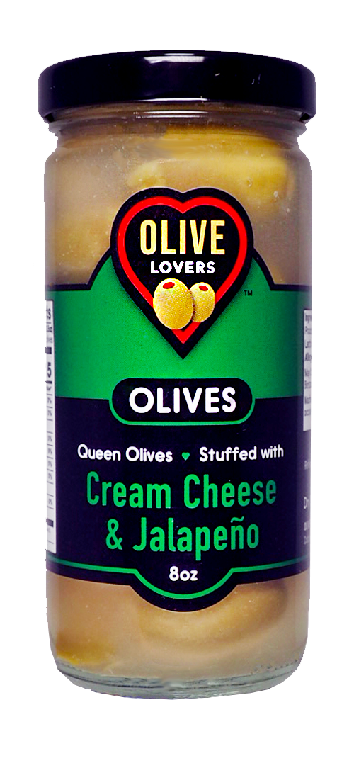 Cream Cheese & Jalapeno Stuffed Olives