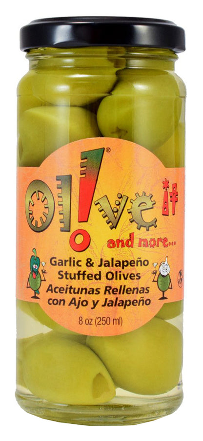 Garlic & Jalapeño Stuffed Olives