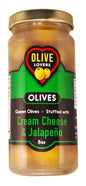 Cream Cheese & Jalapeno Stuffed Olives